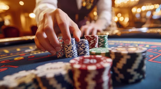 flora 77 app interface showing live blackjack table on mobile phone